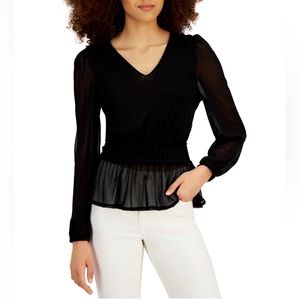 INC International Concepts - NWOT Peplum Hem Top